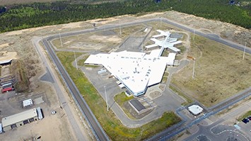 Aerial view of Port Cartier Institution 